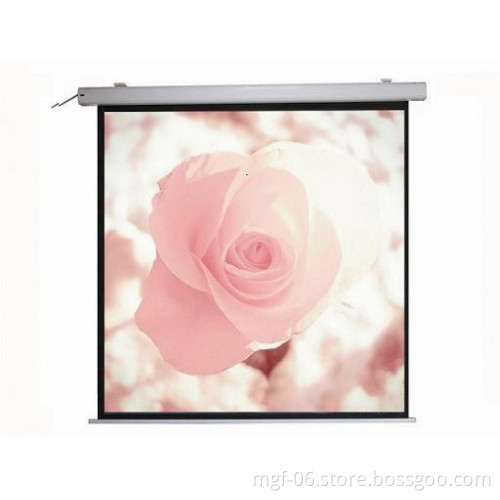 100Inch Visual-vidio Projector SCREEN/Linda Electric Projection Screen with aluminum case and remote control